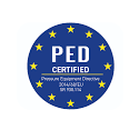 PED Certified mark — European Pressure Equipment Directive 2014/68/EU certification seal